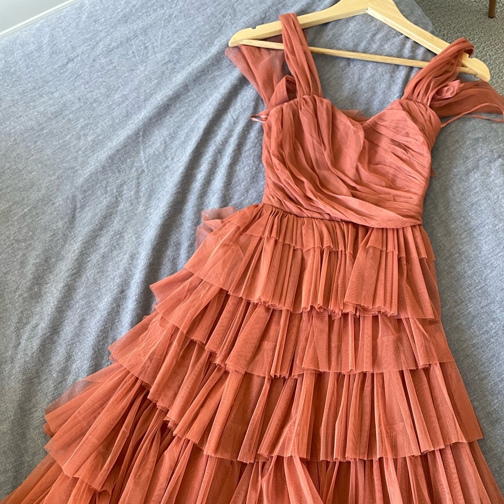 ASOS Formal Tiered Ruffle Dress